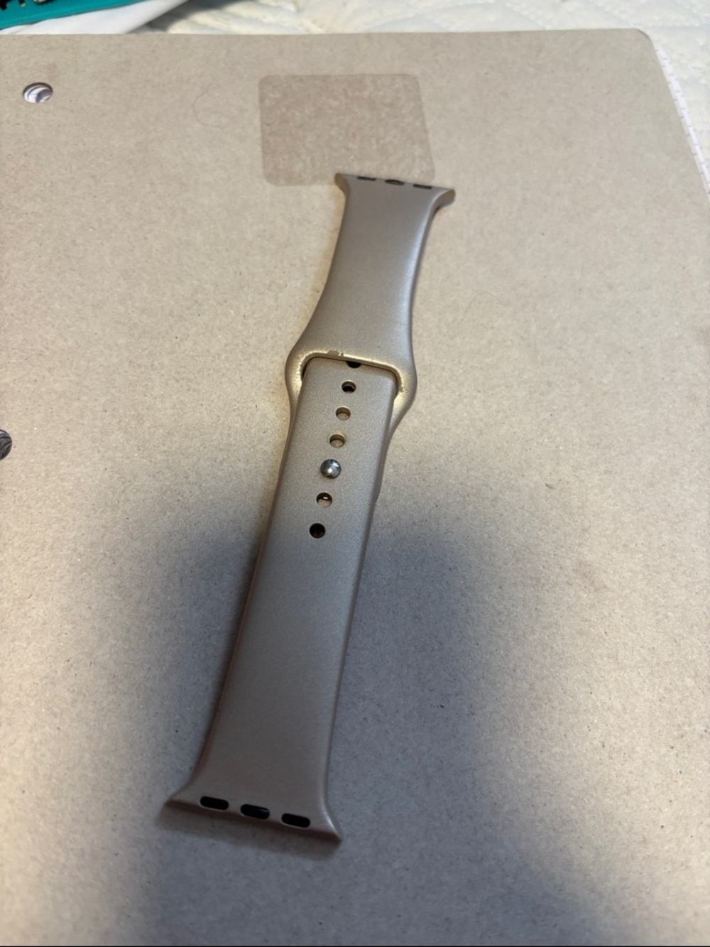 Gold Silicone Apple‎ Watch Band